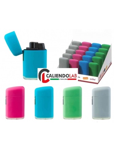 ACCENDINO ANTIVENTO SOFT GRIP MULTICOLOR